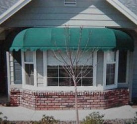 custom awning, traditional awning Sunbrella acrylic